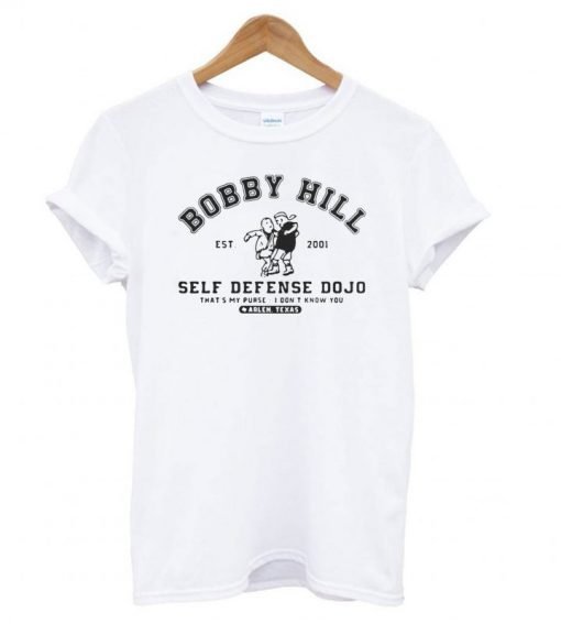 Bobby hill self defense Dojo T-shirt KM
