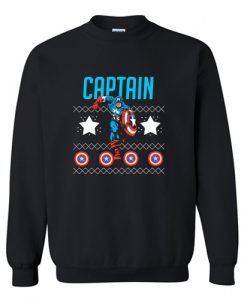 Captain in Christmas Sweatshirt KM