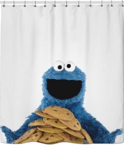 Cookie Monster Shower Curtain KM