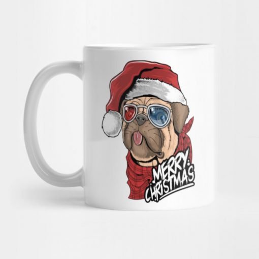 Dog Merry Christmas Mug KM