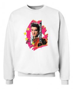Elvis Presley The King Vintage With Guitar Sweatshirt KM