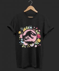Floral Jurassic Park T Shirt KM