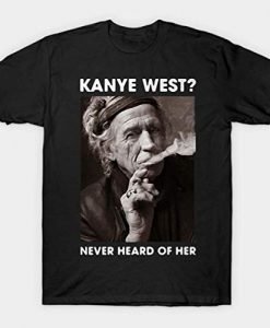 Keith Richards Kanye West T Shirt KM