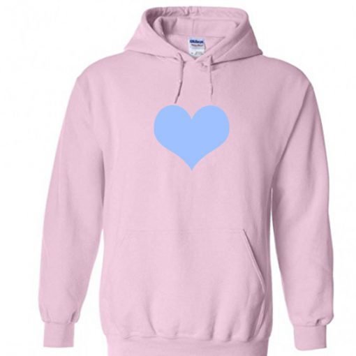 Love Blue With Pink Hoodie KM