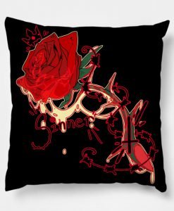 Sinner's Rose Pillow KM