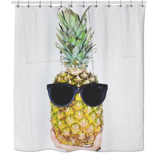 Swag Pineapple Shower Curtain KM