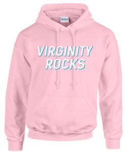 Virginity Rocks Light Pink Hoodie KM