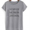 Azarath Metrion Zinthos T-Shirt KM
