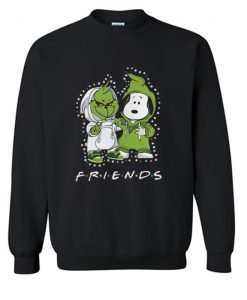Baby Grinch And Snoopy Friends Light Christmas Sweatshirt KM