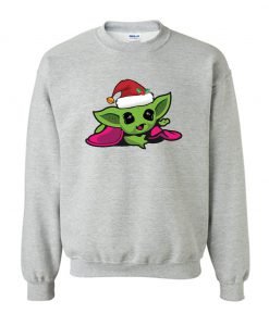 Baby Yoda christmas Cricut Sweatshirt KM