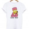 Bart Cozy Boy Cartoon T Shirt KM