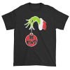 Be Kind Grinch Hand Holding Christmas T-Shirt KM