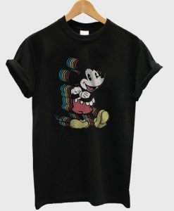 Disney Mickey Mouse Rainbow T Shirt KM