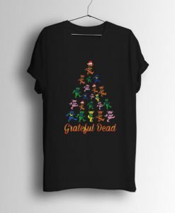 Grateful dead dancing bears Christmas tree T Shirt KM