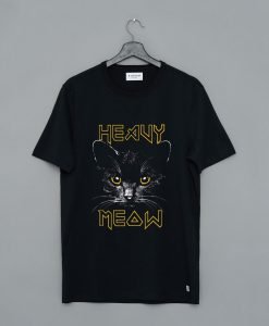 Heavy Meow Heavy Metal Style T Shirt KM