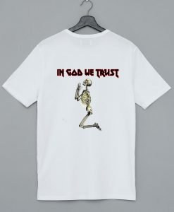 In God We Trust Skull T Shirt KM