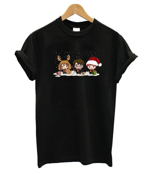 Merry Christmas Harry Potter Characters T Shirt KM
