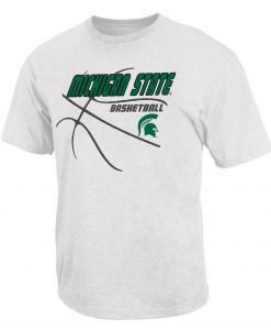 Michigan State University Basketball T Shirt KM