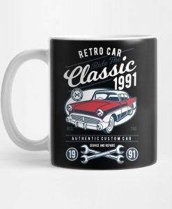 Retro Classic Car Mug KM