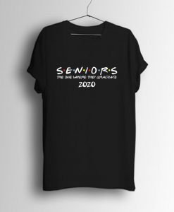 The One Where They Graduate Seniors Friends Class of 2020 T-Shirt KM