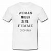 Woman Mujer Female Femme Donna T Shirt KM