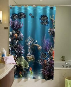 Aquarium Ocean Shower Curtain KM