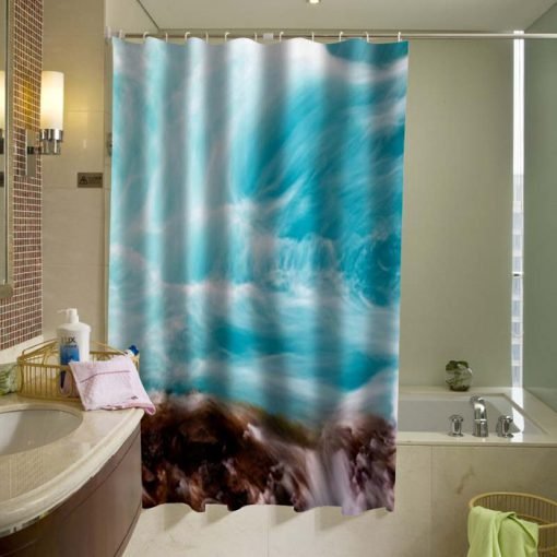 Blue Sky Shower Curtain KM - Kendrablanca