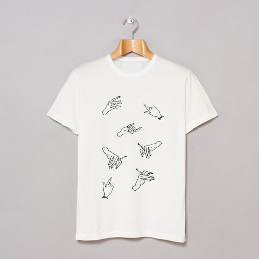 Harry Styles Hand Pattern T-Shirt KM - Kendrablanca