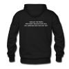 One Day the People Hoodie Back KM