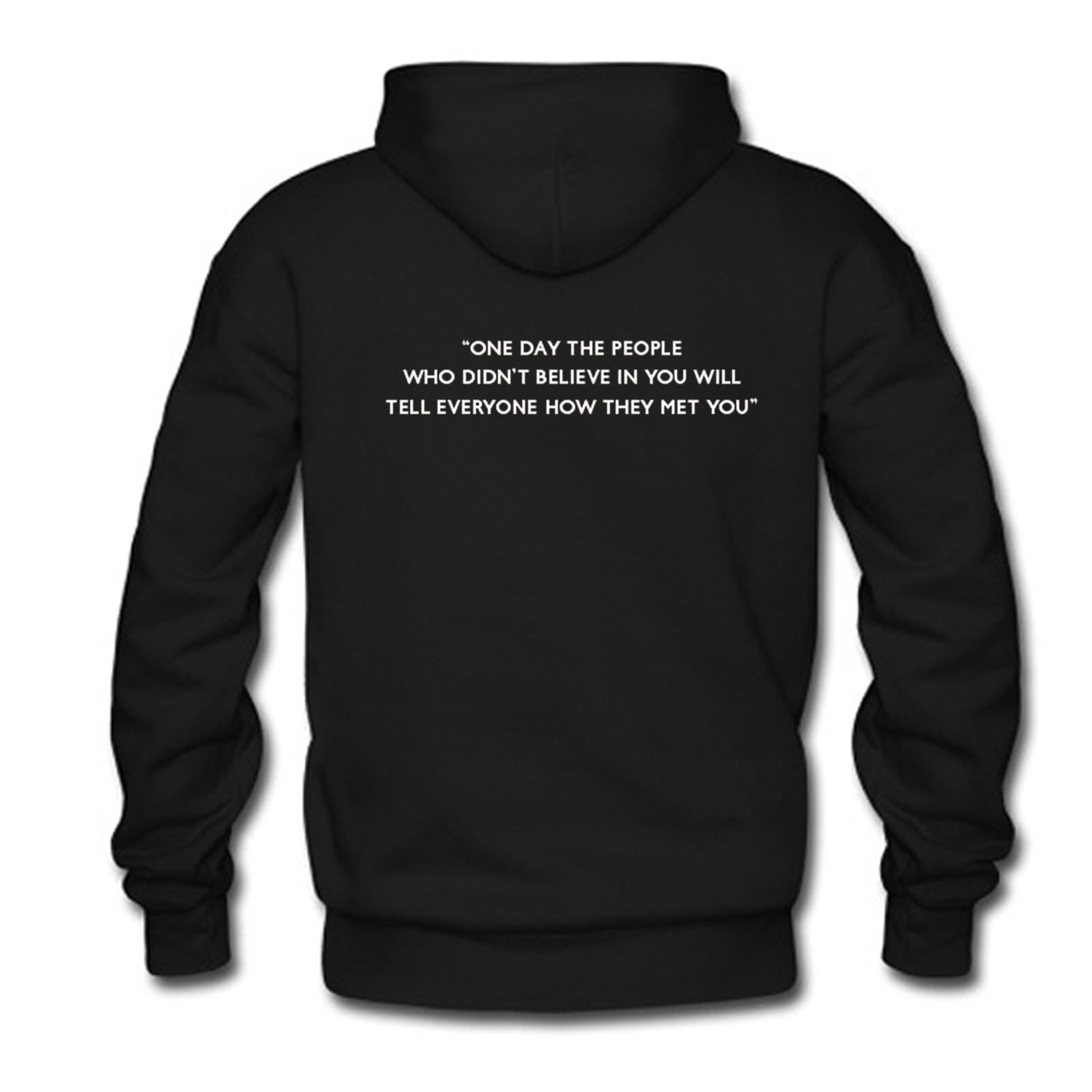 One Day the People Hoodie Back KM - Kendrablanca