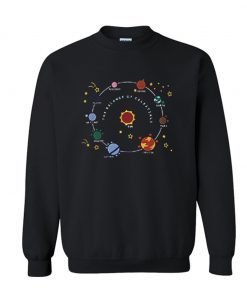 Planets Solar System and Stars Sweatshirt KM