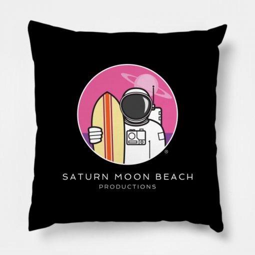 Saturn Moon Beach Logo Pillow KM