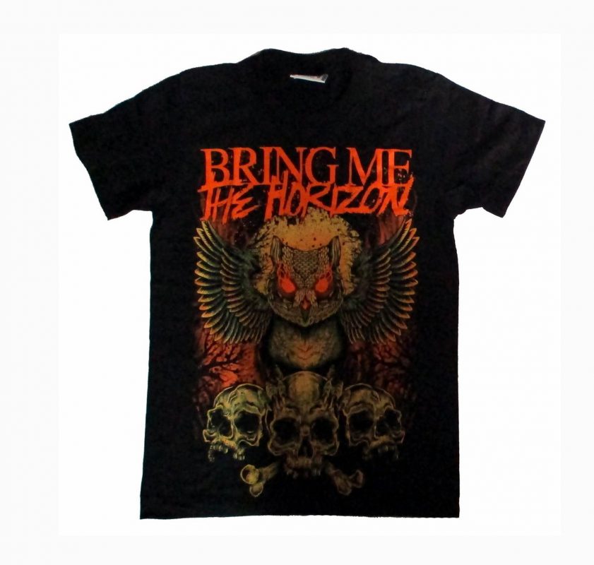 Skulls And Owl AO Bring Me The Horizon T-Shirt KM - Kendrablanca