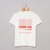 Thank You For Nothing T-Shirt KM