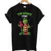 The Grinch stole my boobs T Shirt KM