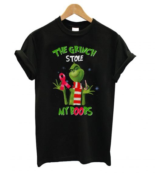 The Grinch stole my boobs T Shirt KM