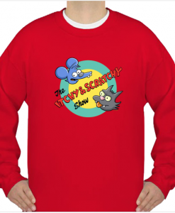 The Itchy and Scratchy Show Sweatshirt KM