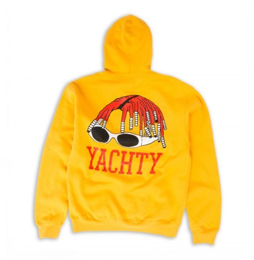 Yachty Yellow Back Hoodie KM