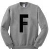 f you logo sweatshirt KM