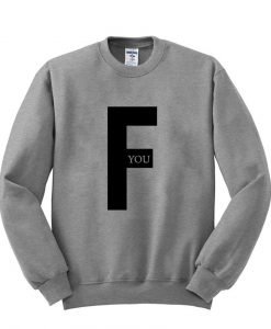 f you logo sweatshirt KM