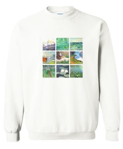Art Grid Of Claude Monet Sweatshirt KM