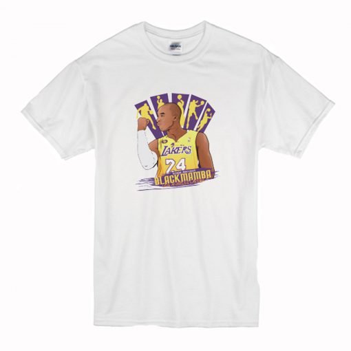 Kobe Bryant White T-Shirt KM