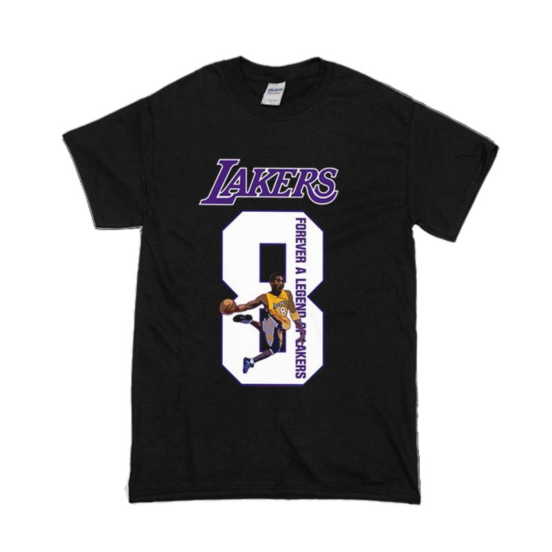 Lakers 8 Forever A Legend Of Lakers T Shirt Km - Kendrablanca