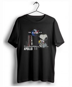 Nasa 1969 2019 Apollo 11 Astronaut Snoopy T-Shirt KM