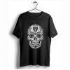 Oakland Raiders sugar skull T-Shirt KM