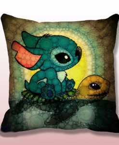 Ohana Lilo Stitch Throw Pillow Cover KM