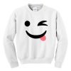 Silly Wink Emoji Sweatshirt KM