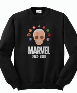 Stan Lee Marvel RIP 1922-2018 Sweatshirt KM