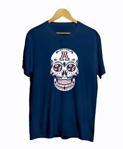 Sugar Skull University of Arizona T Shirt KM