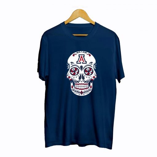 Sugar Skull University of Arizona T Shirt KM